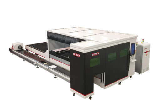 Macchina per il taglio laser di lamiere e tubi da tavolo con interruttore di protezione